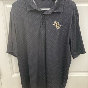 Cutter & Buck Black Polo with UCF Logo